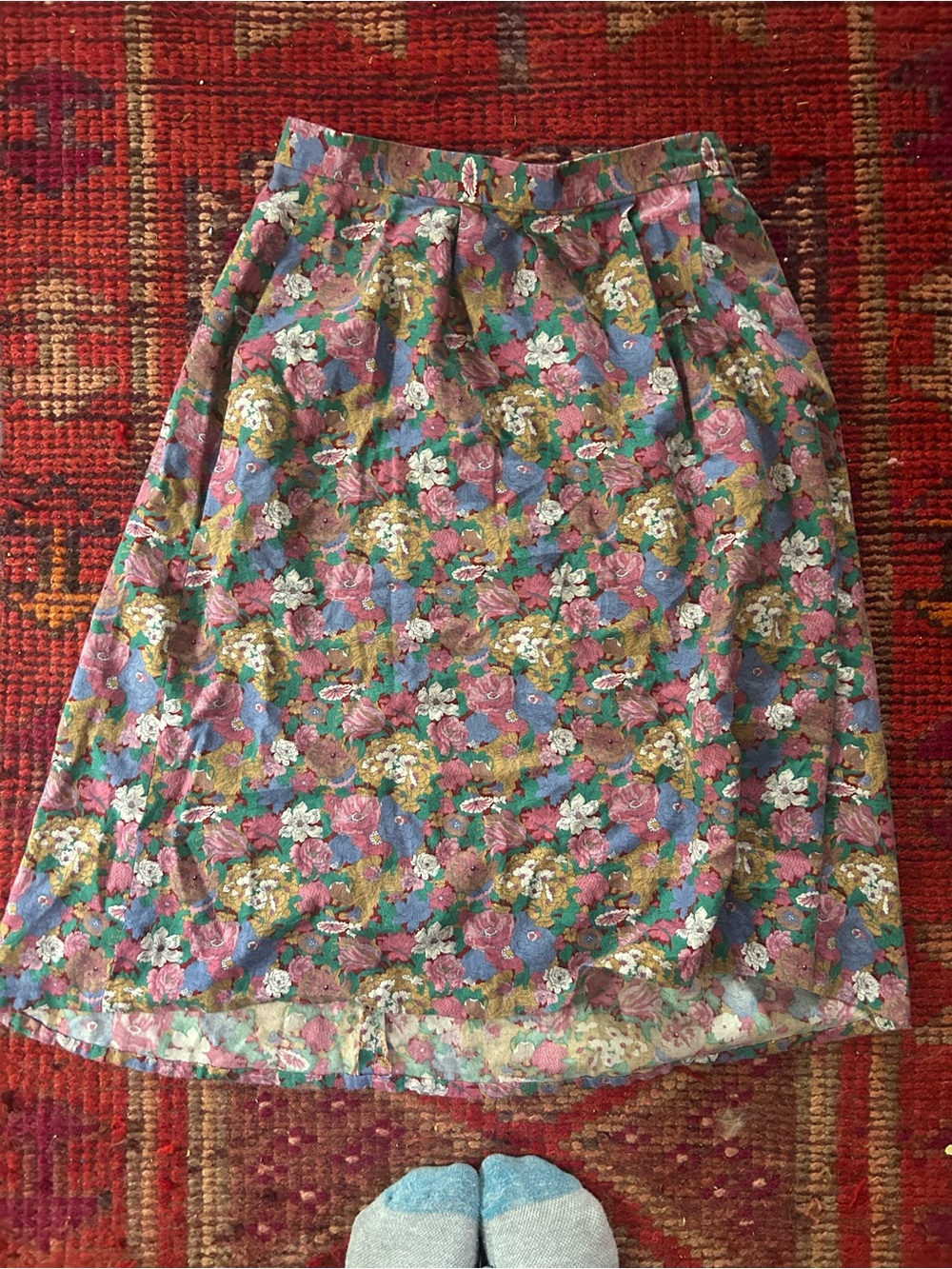 true vintage midi skirt